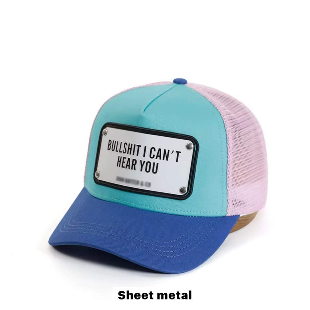 Trendy Blue and Pink Women's Trucker Hat